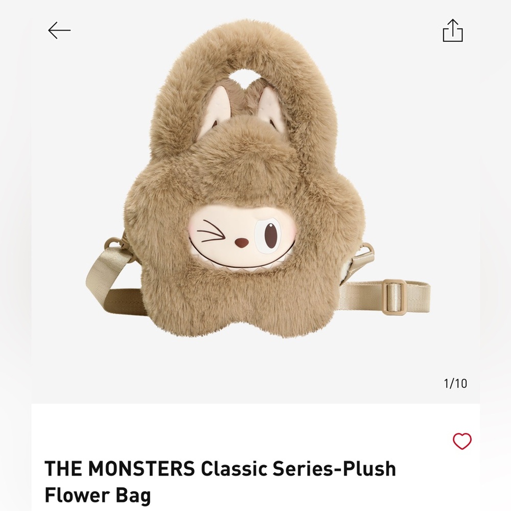 Labubu furry bag 🩷🩷🩷🩷